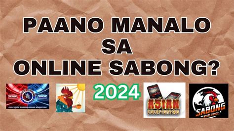 paano manalo sa sabong